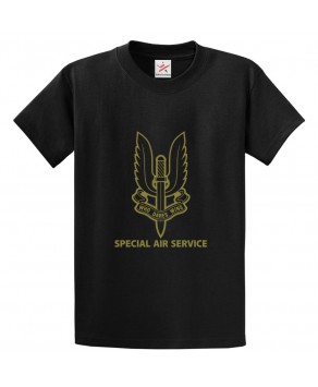 Special Air Service Navy Unisex Classic Kids and Adults T-Shirt 